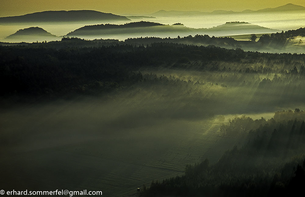 Sonnenaufgang vom Pfaffenstein