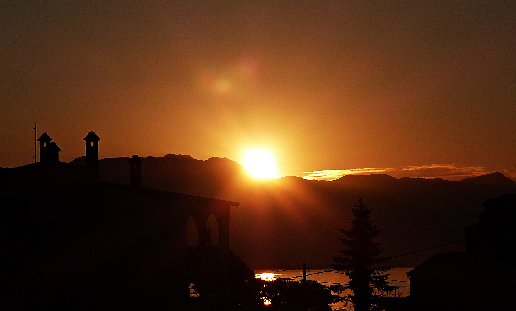 Sonnenaufgang von heute Morgen