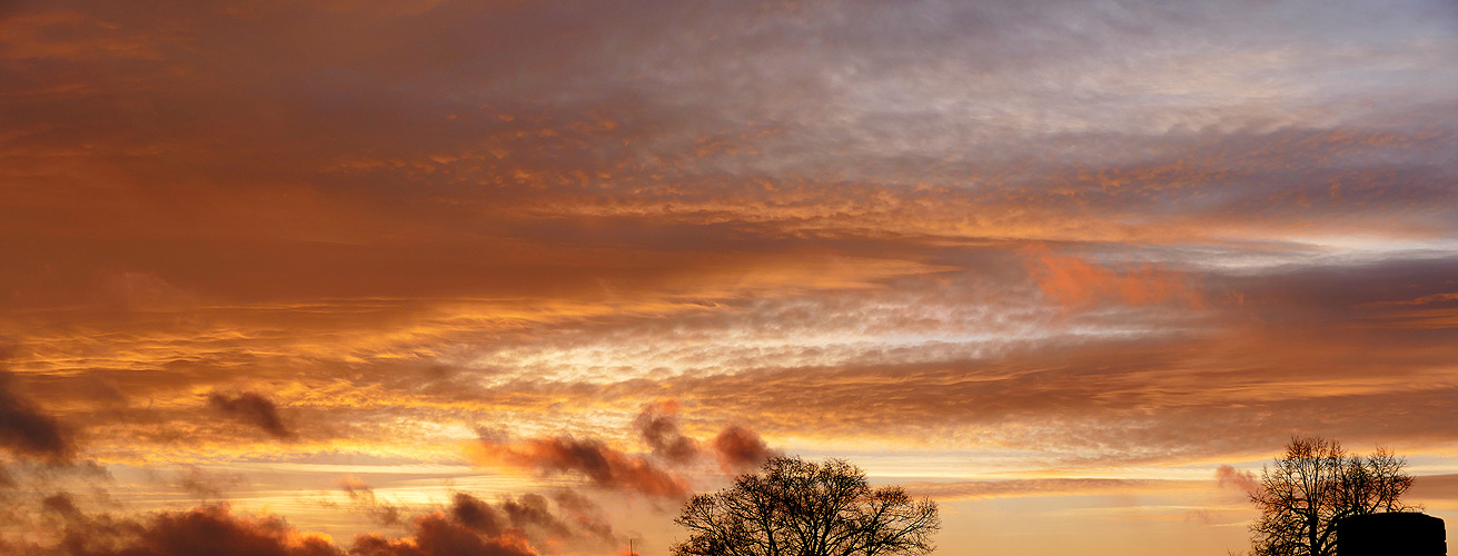 Sonnenaufgang von meinem Balkon