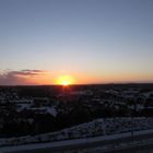 Sonnenaufgang von unserem Balkon aus gesehen.