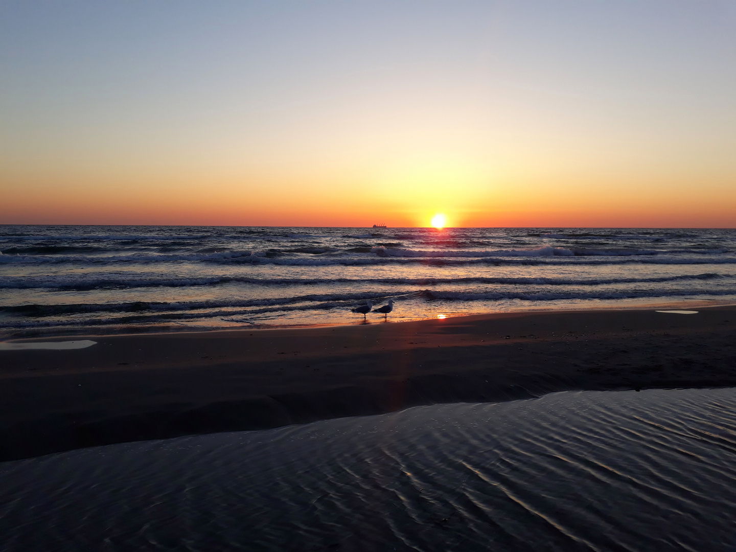 Sonnenaufgang vor Binz