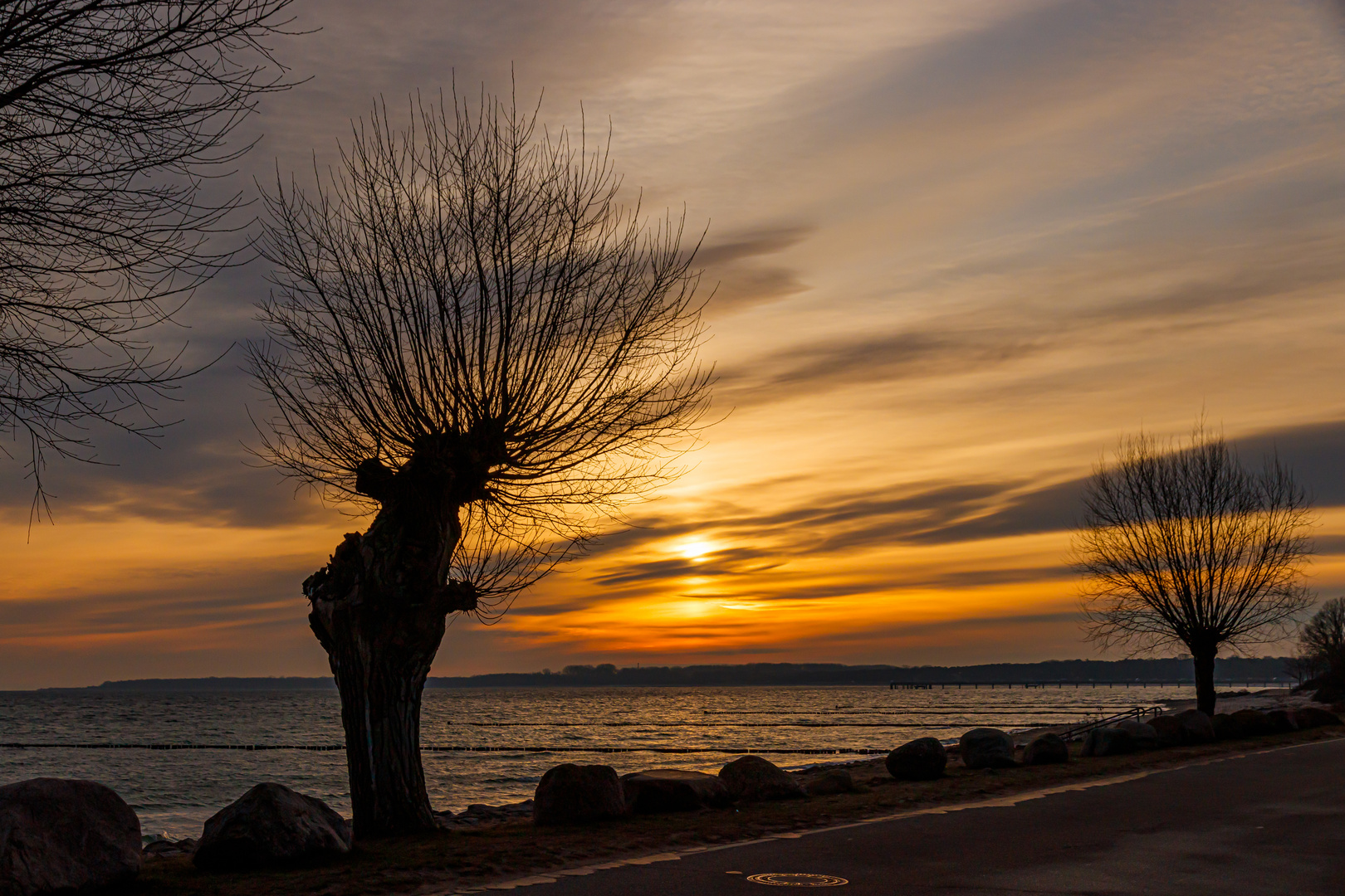 Sonnenaufgang vor Boltenhagen an der Ostsee