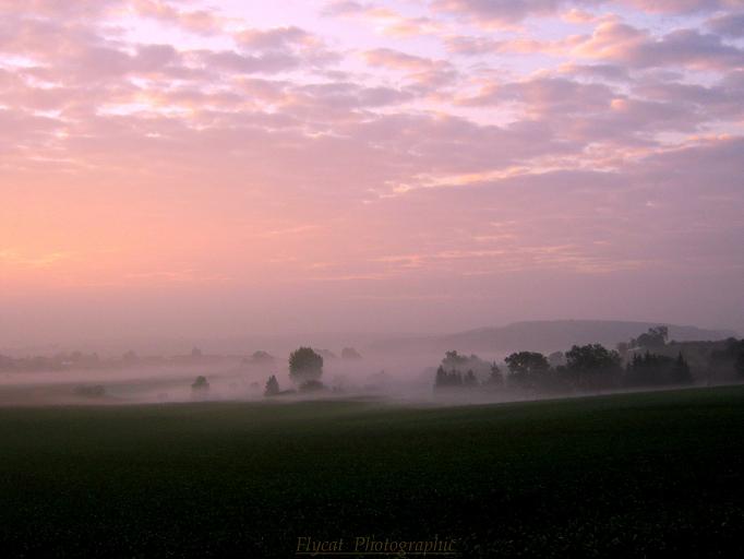 Sonnenaufgang vor Charkow / Ukraine