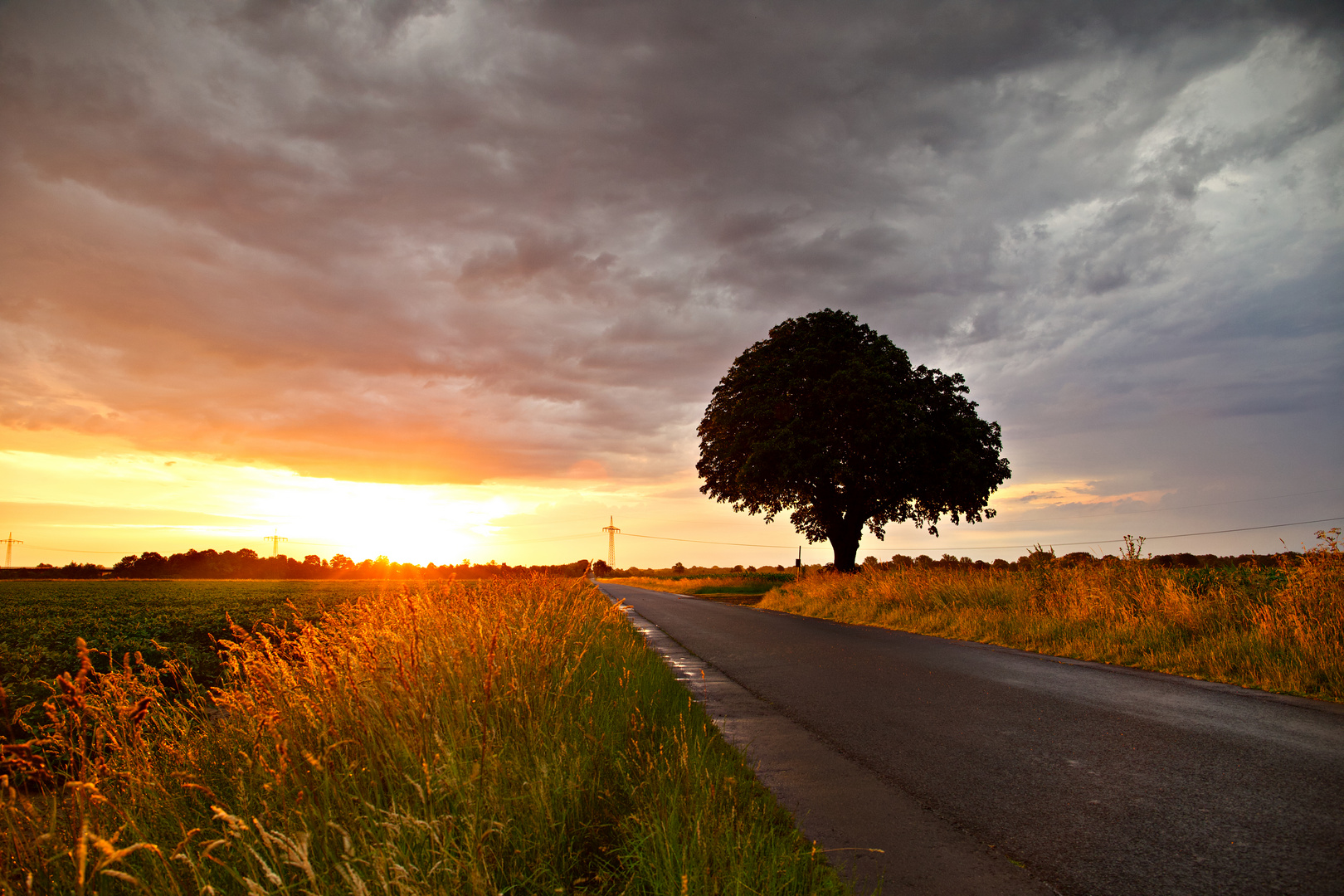 Sonnenaufgang vor dem Sturm