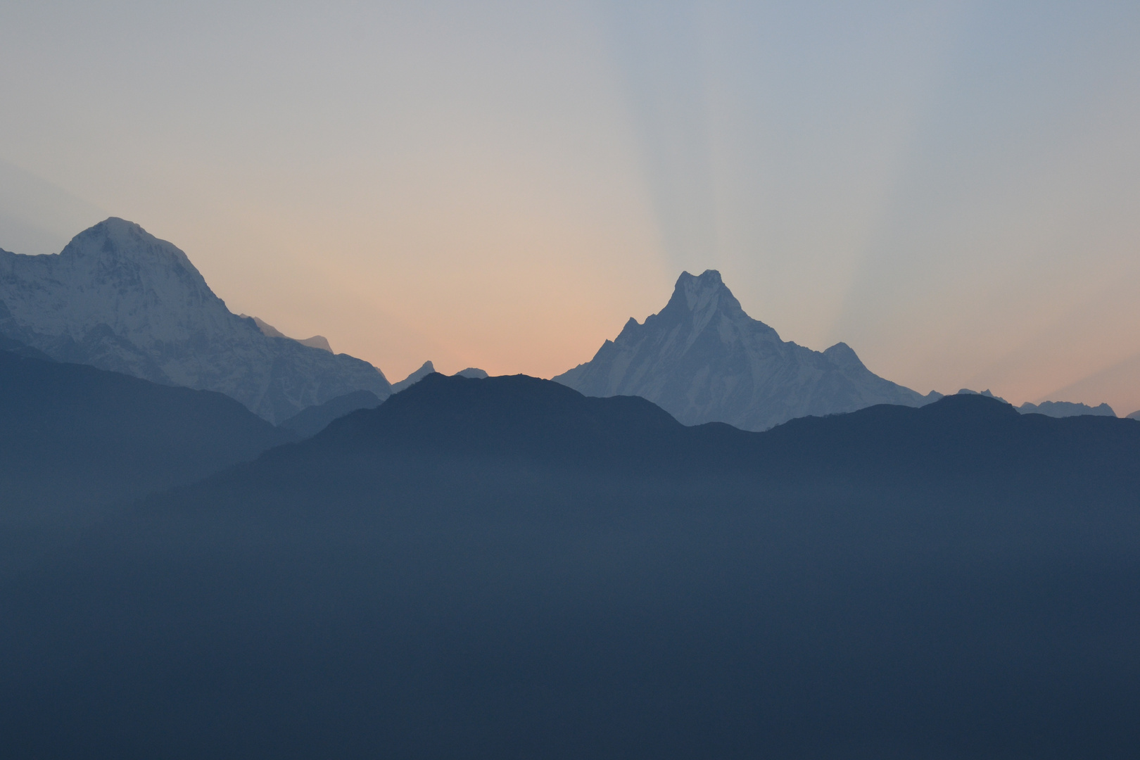 Sonnenaufgang vor Fishtail