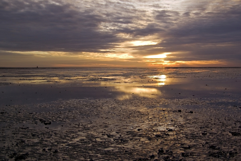 Sonnenaufgang vor Horumersiel # 2