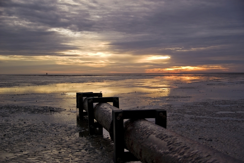 Sonnenaufgang vor Horumersiel # 3