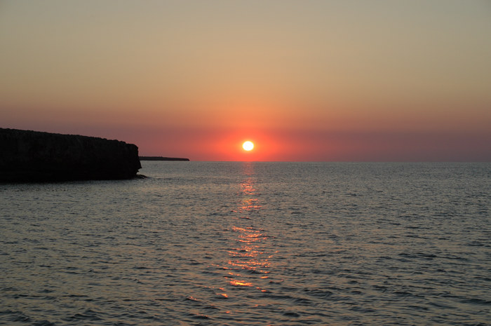 Sonnenaufgang vor Mallorca