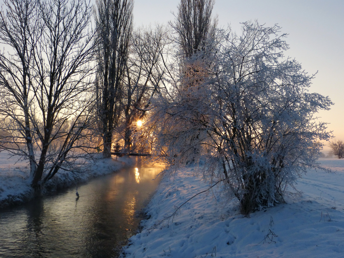 Sonnenaufgang vor meiner Haustüre