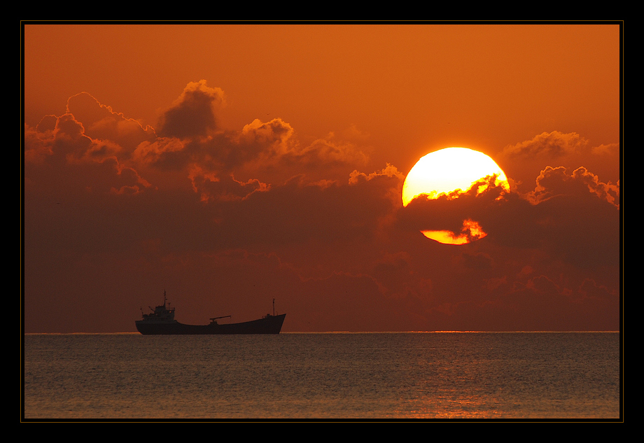 Sonnenaufgang vor Miami Beach