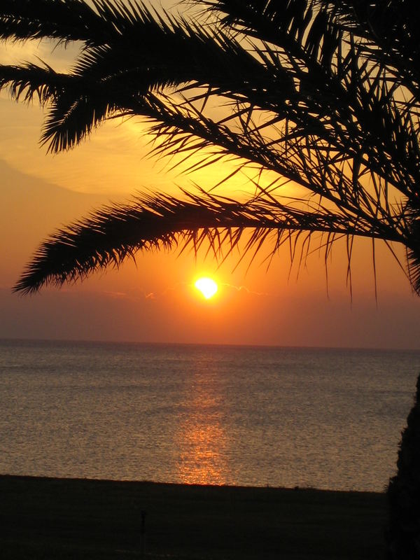 Sonnenaufgang vor Rhodos