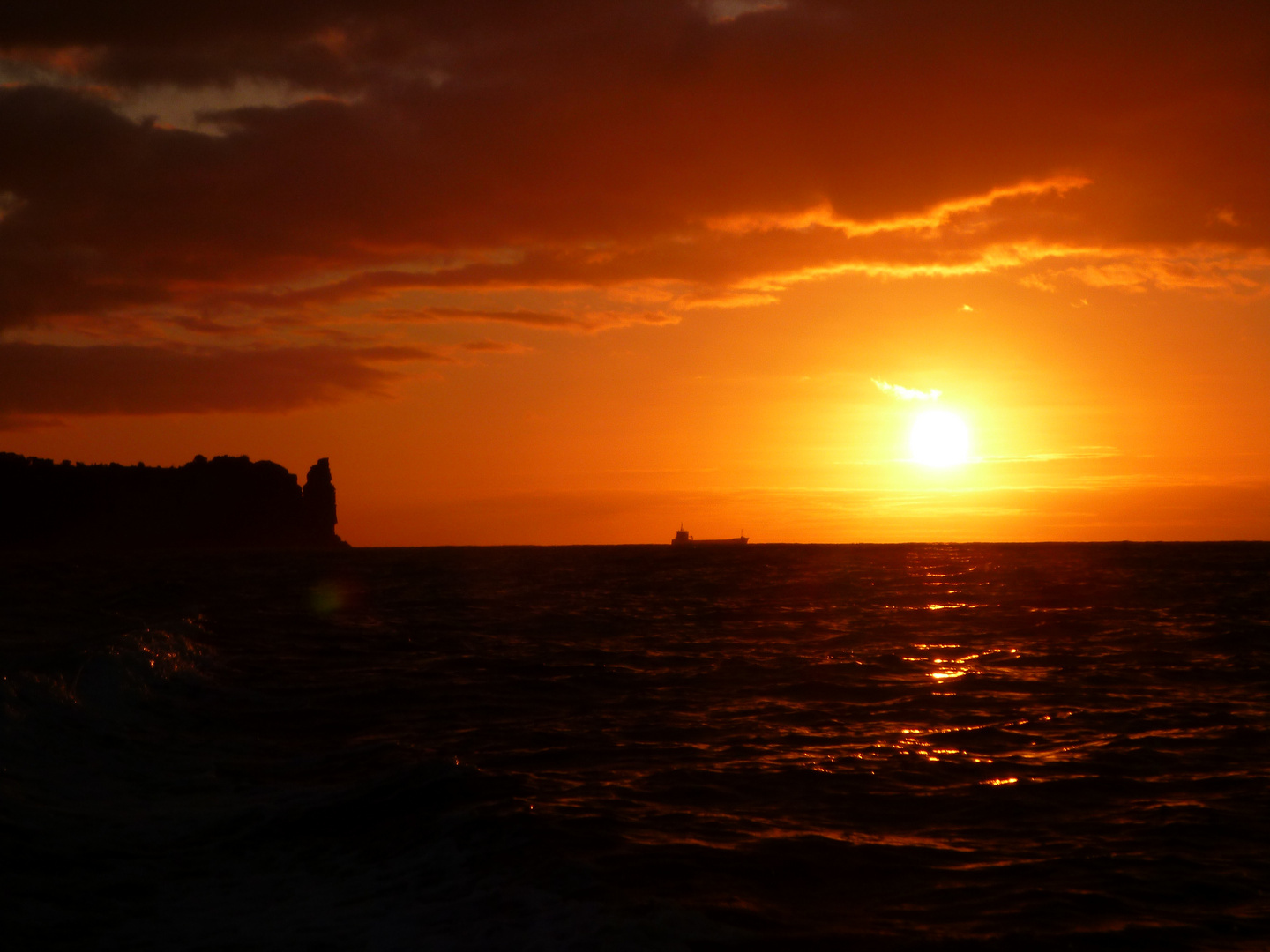 Sonnenaufgang vor Vila Franca