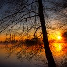 Sonnenaufgang Weiher 