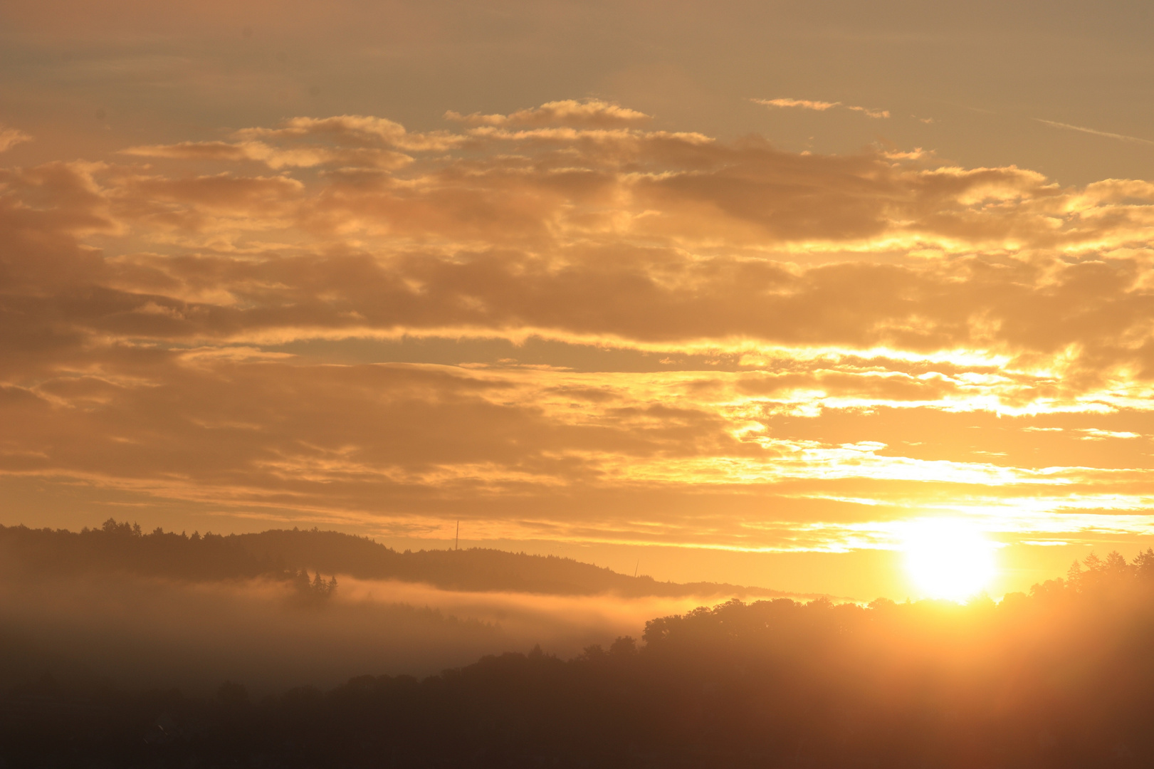 Sonnenaufgang Weinheim