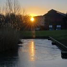 Sonnenaufgang Westpark am Wasser