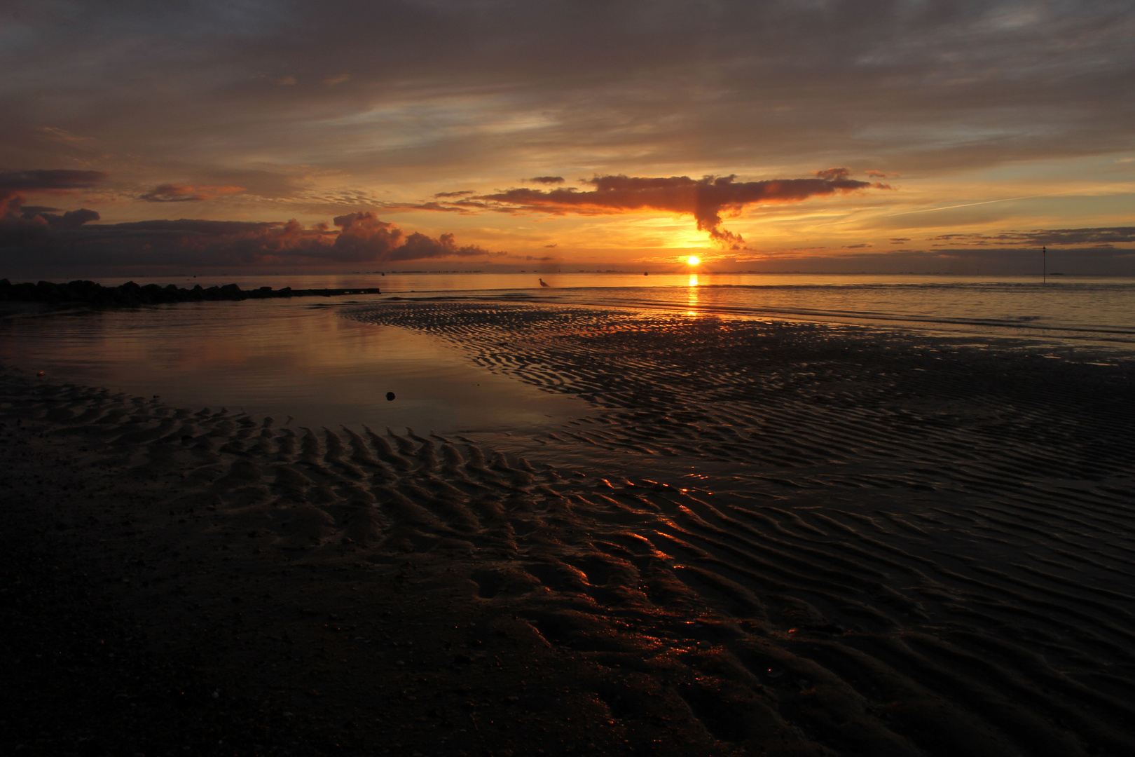 Sonnenaufgang Wyk auf Föhr 1