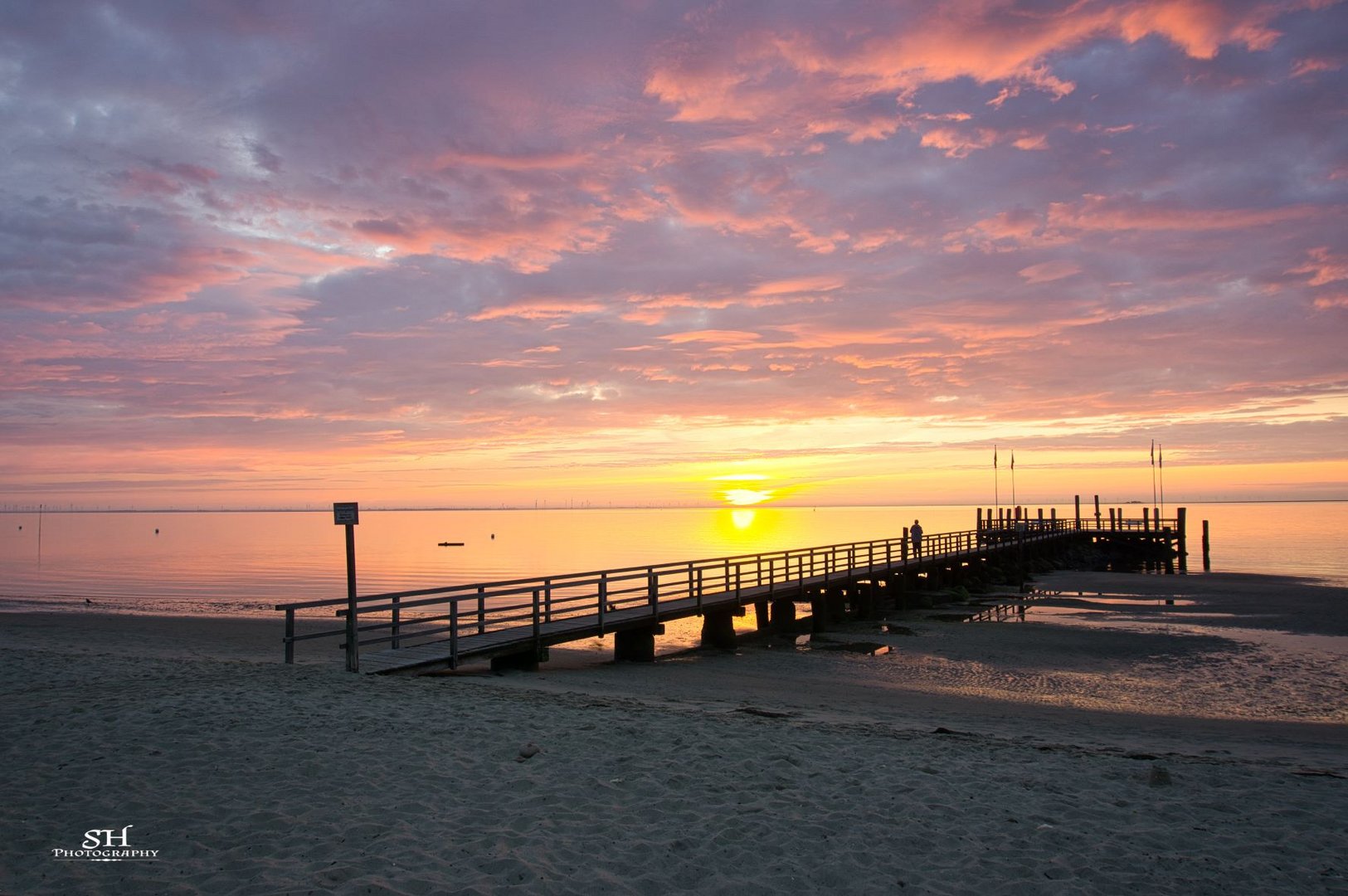 Sonnenaufgang Wyk Südstrand