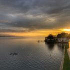 Sonnenaufgang Zürichsee