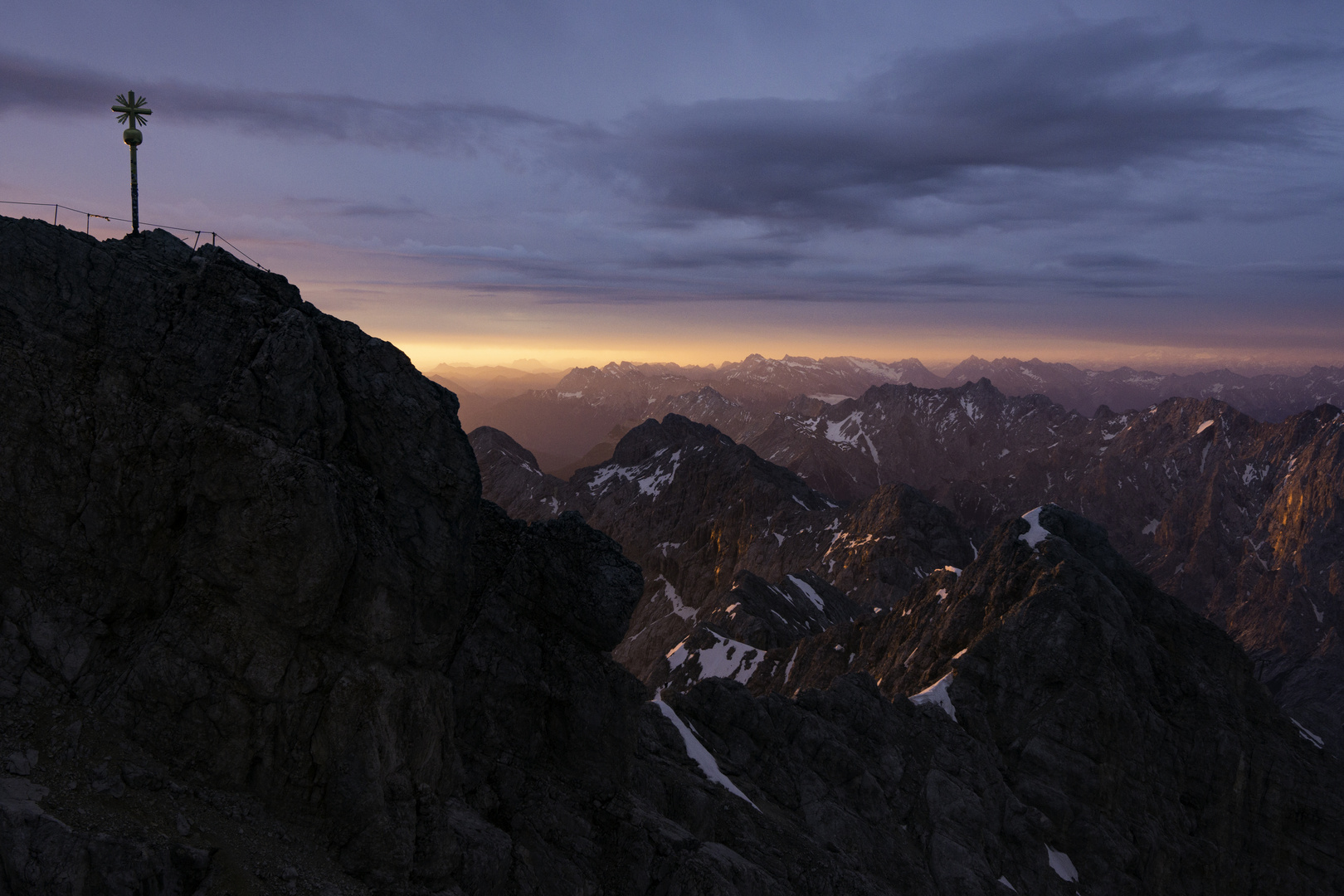 Sonnenaufgang Zugspitze 2019