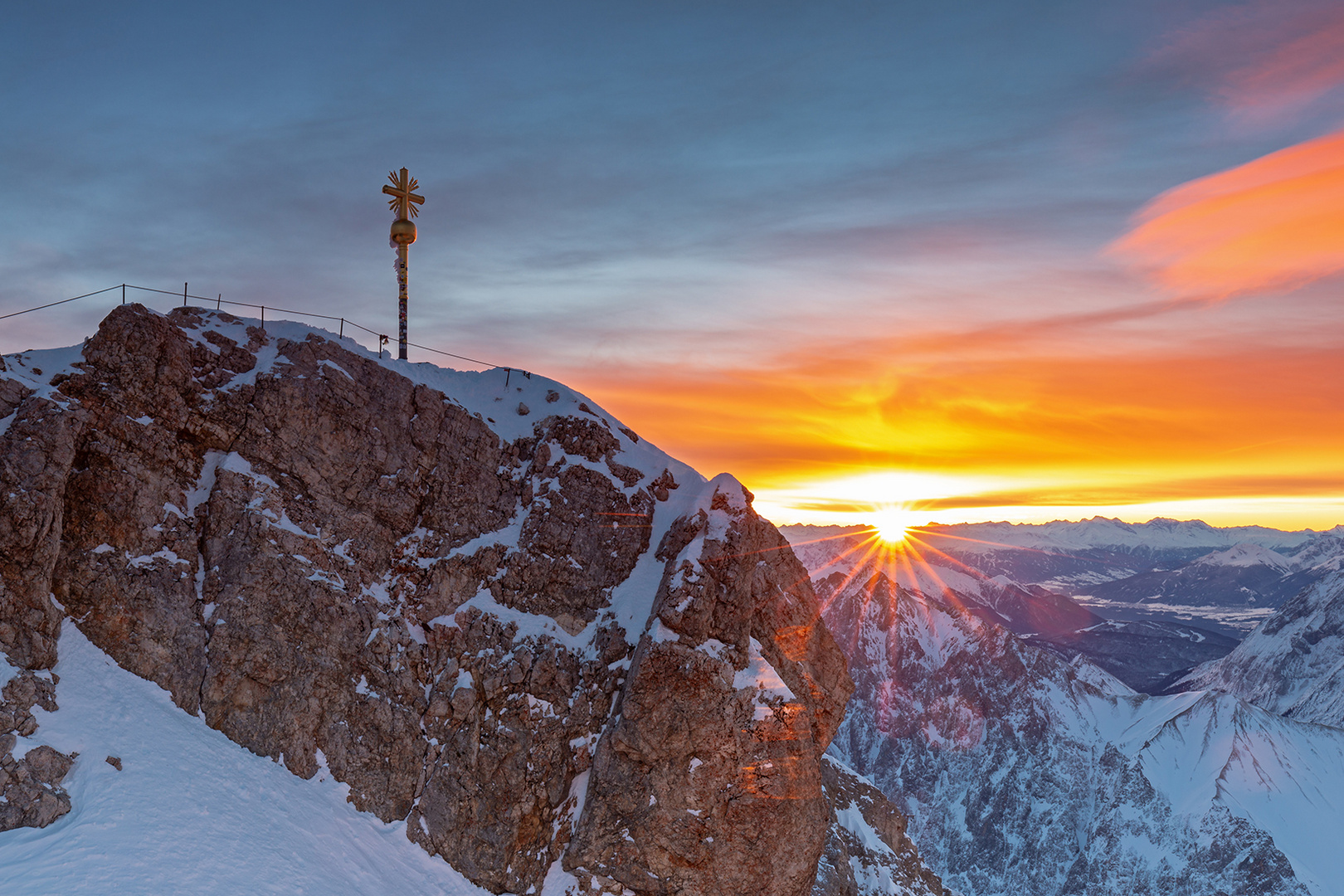 Sonnenaufgang Zugspitze