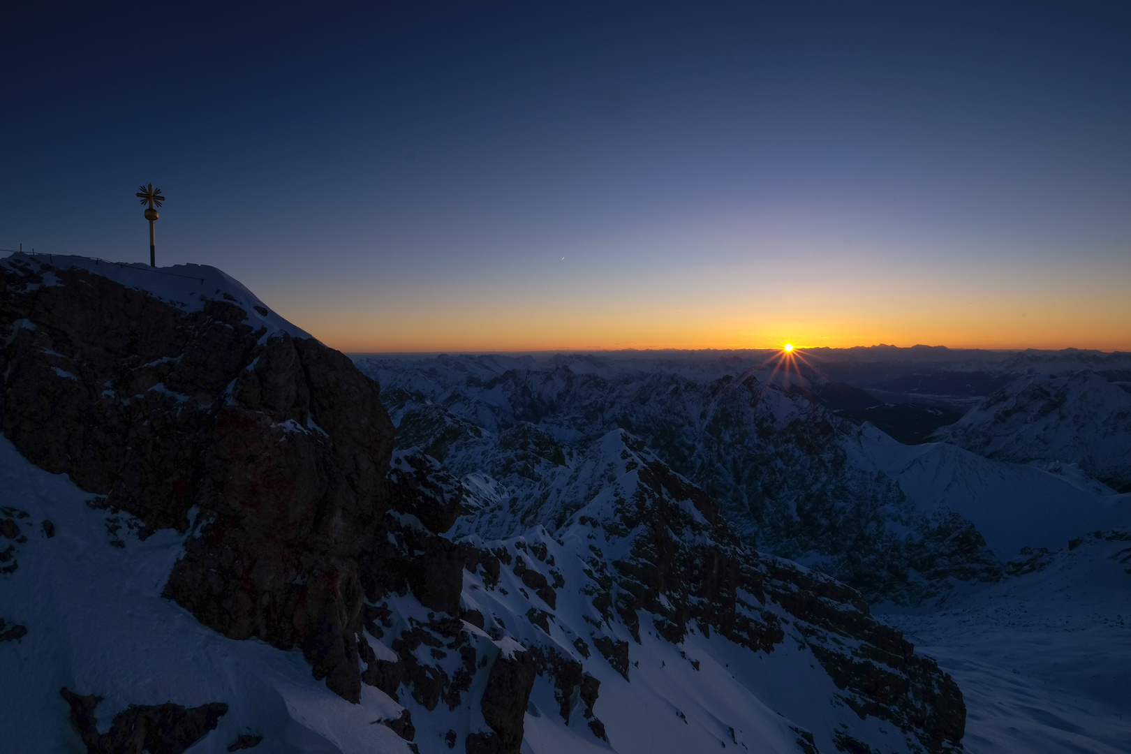 Sonnenaufgang Zugspitze