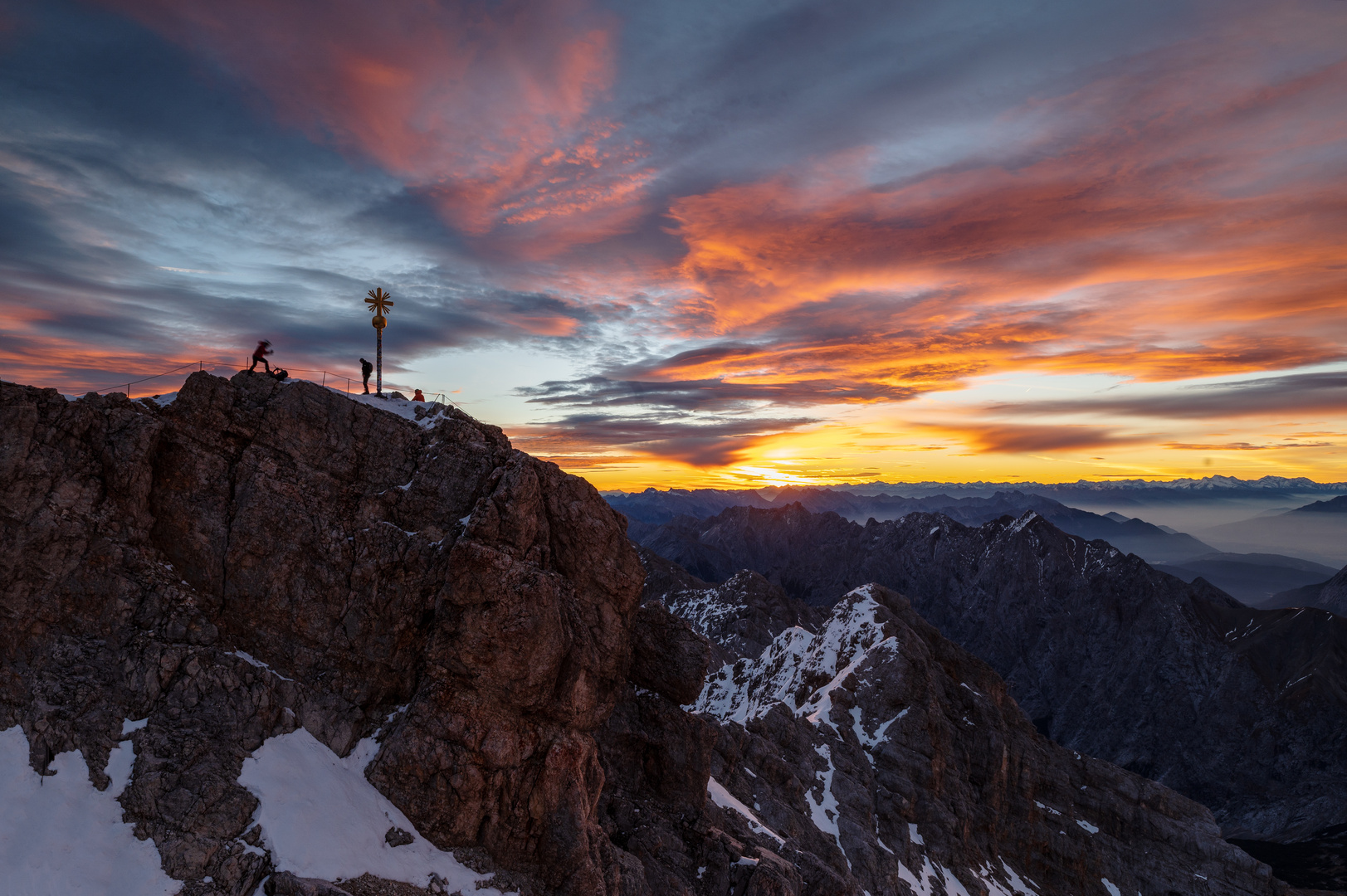 Sonnenaufgang Zugspitze