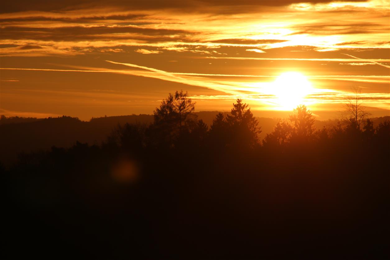 Sonnenaufgang zum Dritten .....