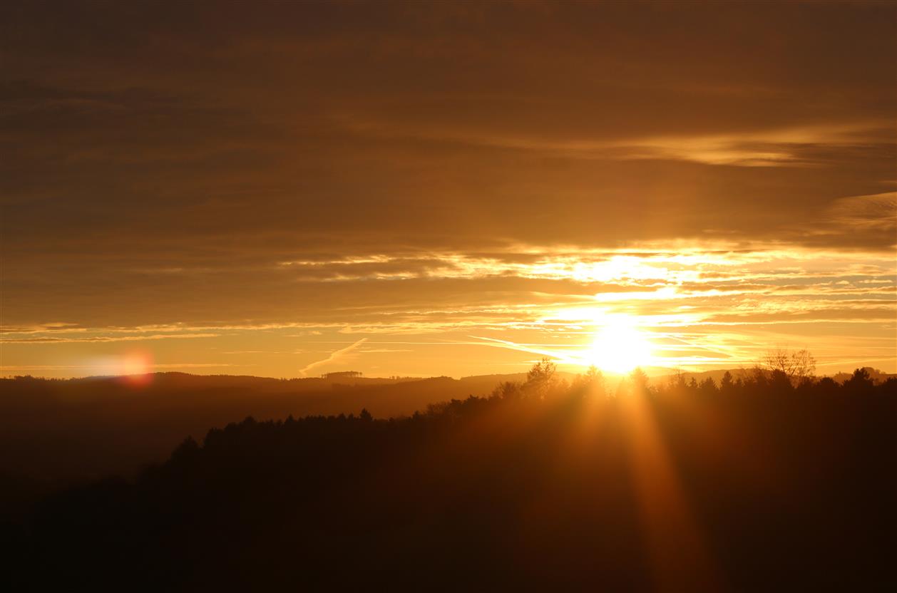 Sonnenaufgang zum Zweiten .....