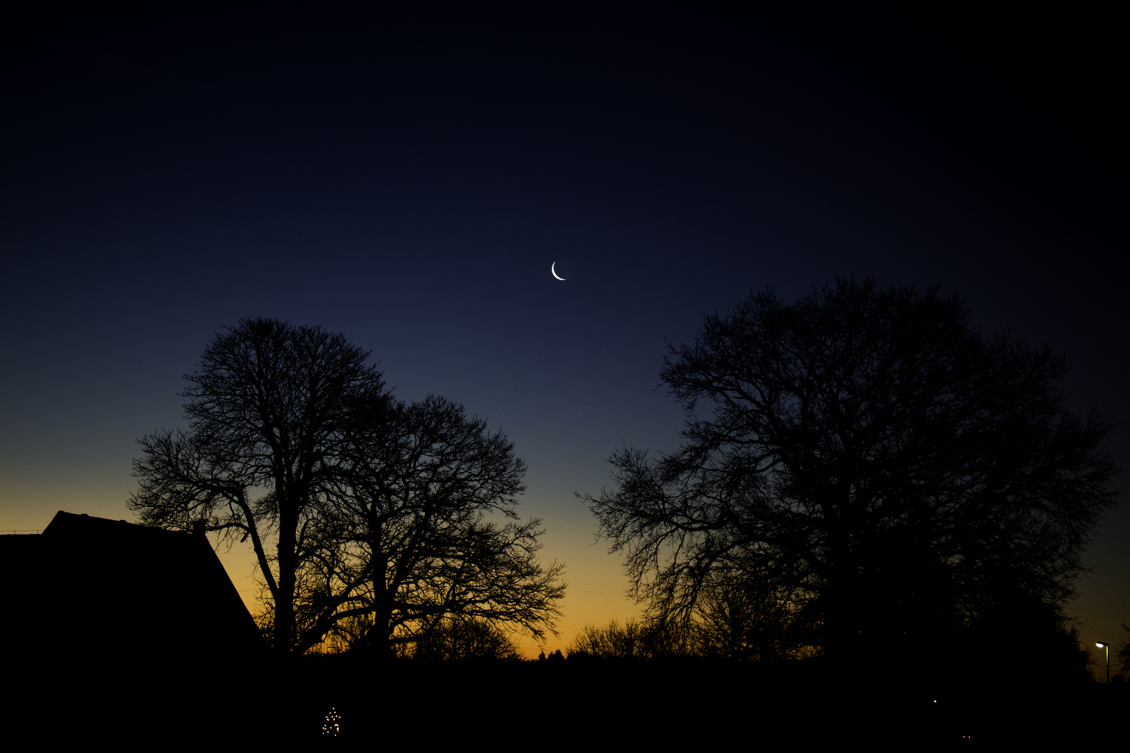 Sonnenaufgang zur blauen Stunde