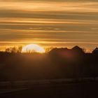 Sonnenaufgang zwischen Endorfer Mühle und Konradsburg