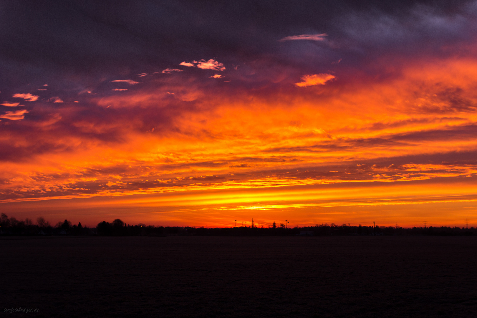 Sonnenaufgang/Feuerwalze