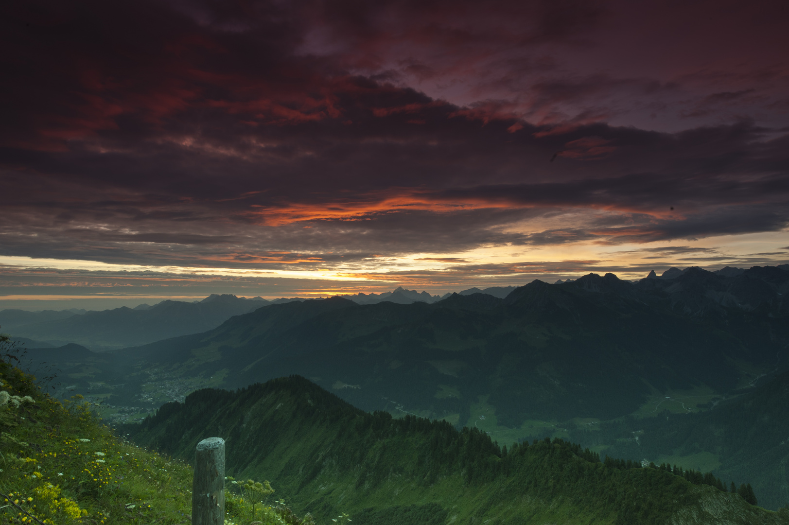 Sonnenaufgang(Mittelberg)