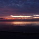 Sonnenaufgangspanorama über der Ostsee