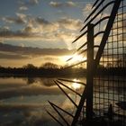 Sonnenaufgangsstimmung an der Weser