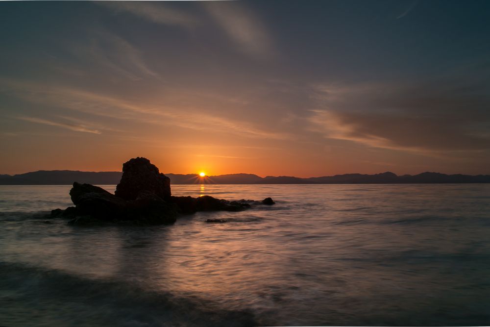 Sonnenaufgangsstimmung auf Corfu