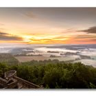 Sonnenaufgang+Teufelsburg+Saartal+Nebel+Saarlouis+Mystisch+Saarblende