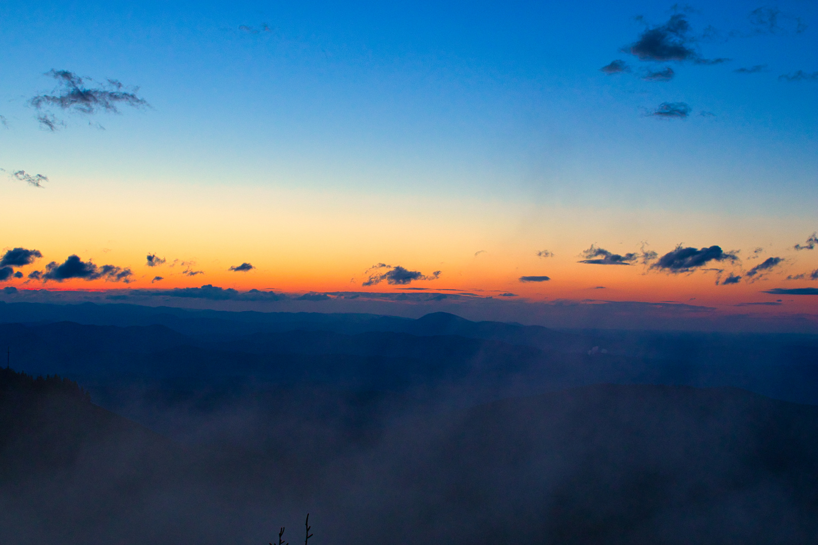 Sonnenaufwang am Wölkerkogel