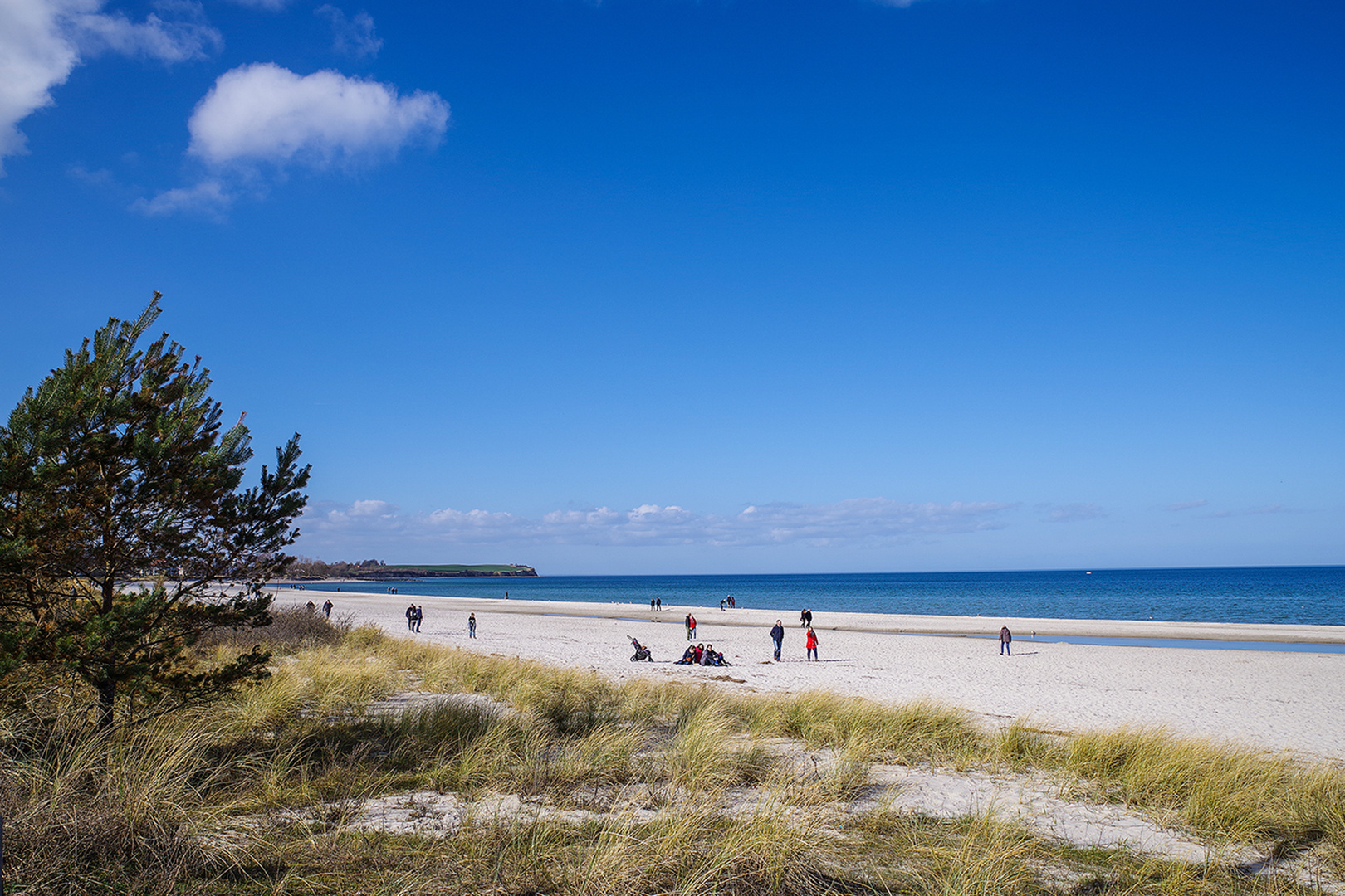 Sonnenbad an der Ostsee