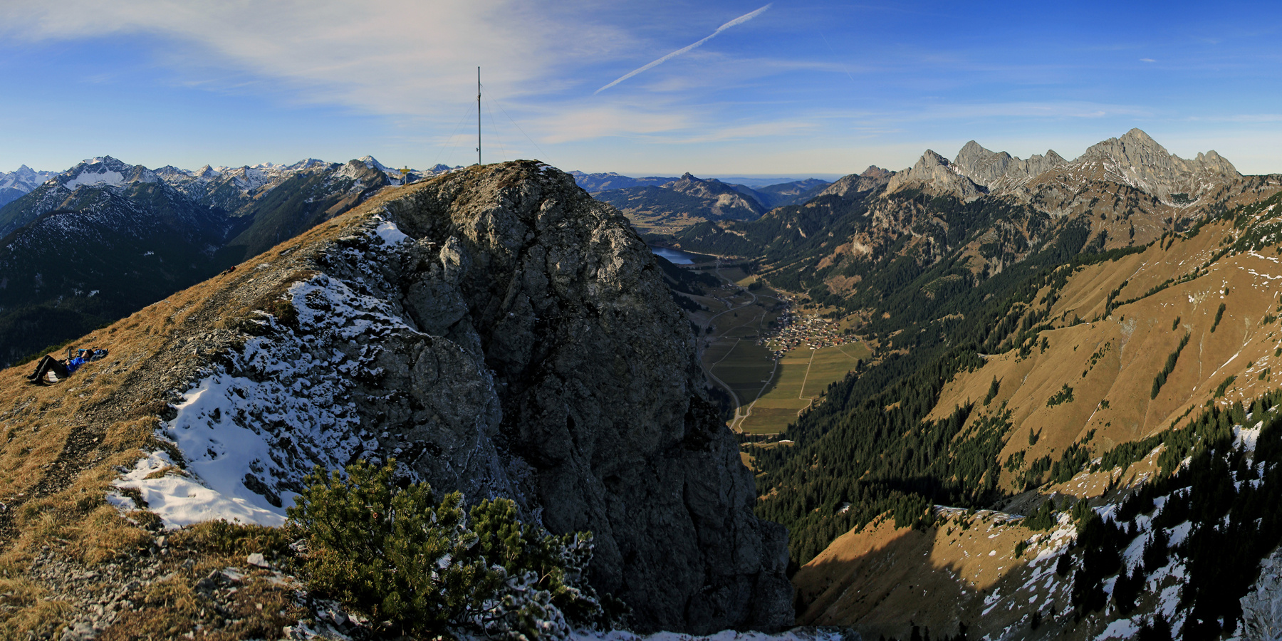 Sonnenbad über dem Tannheimer Tal! 