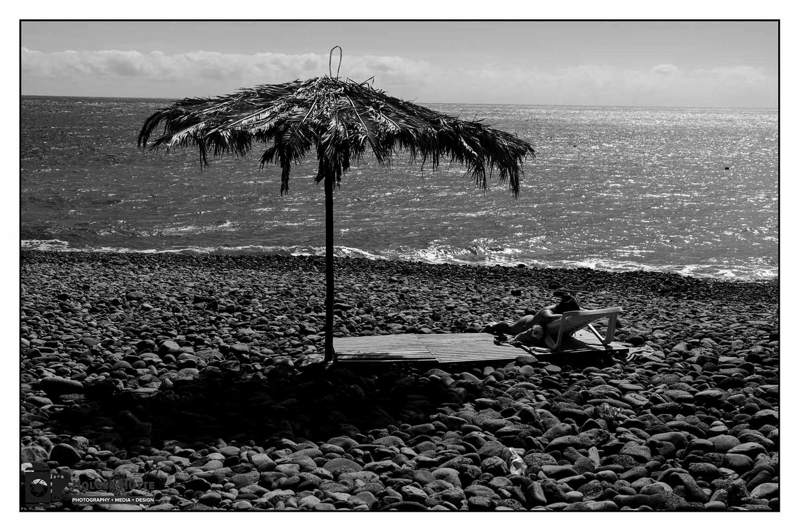 Sonnenbaden bei "Madalena do Mar" - Madeira