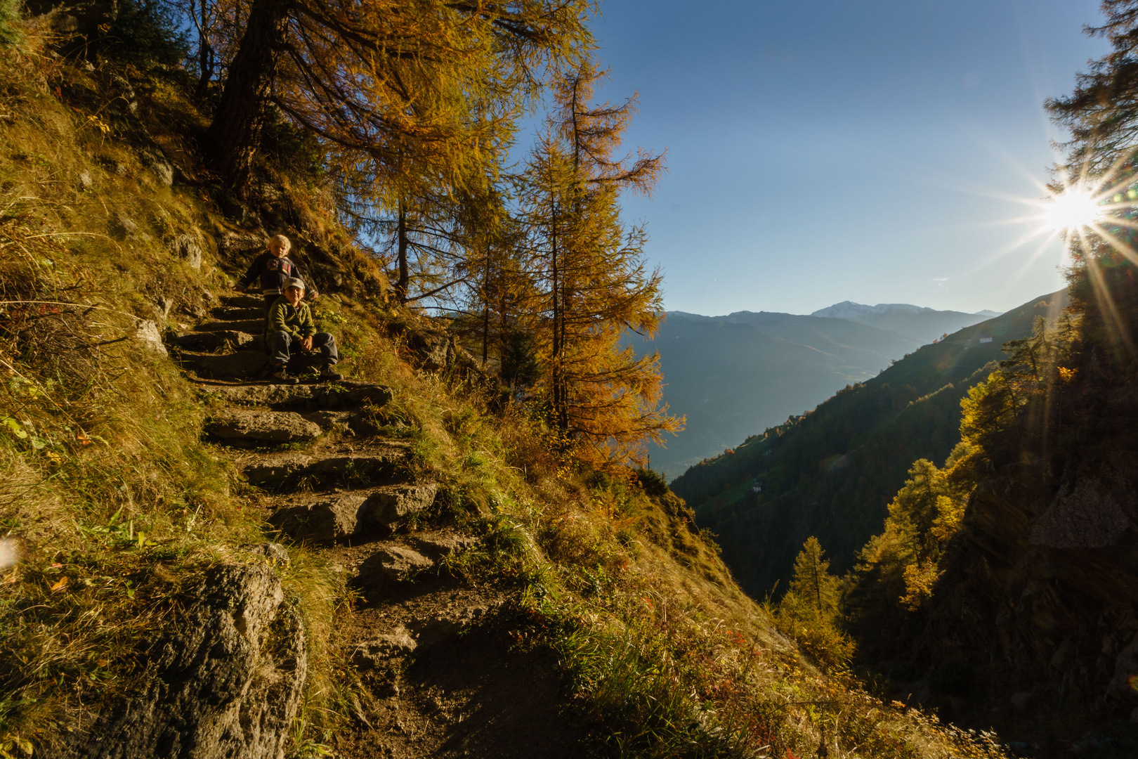 Sonnenberg bei Naturn ins Südtirol