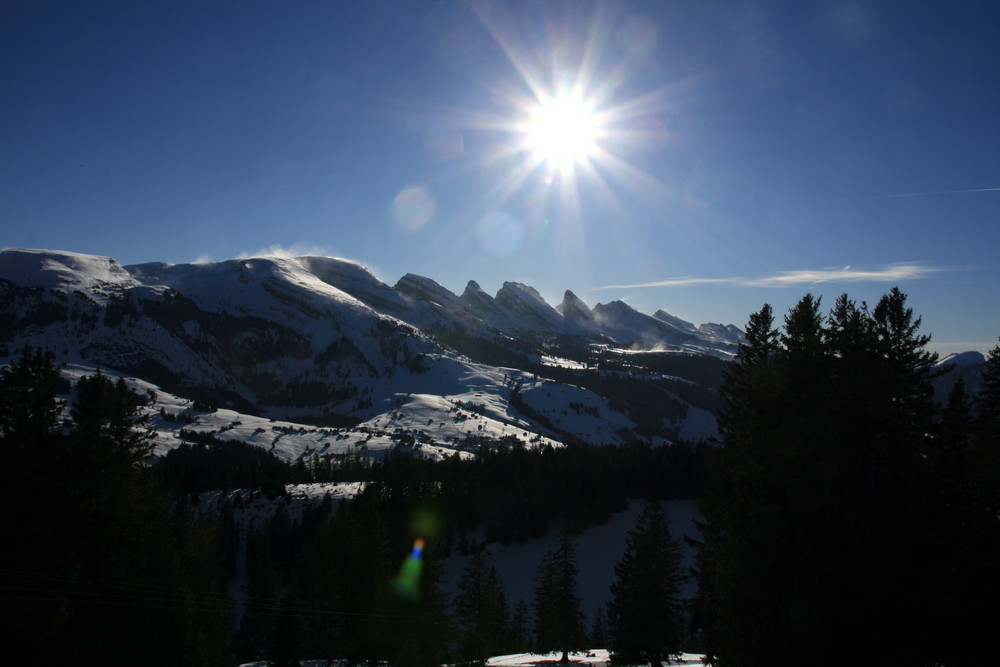 Sonnenberge - Bergsonne