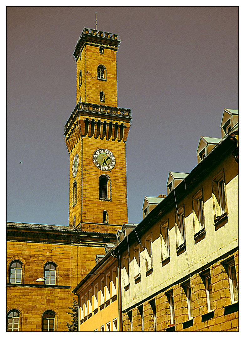 Sonnenblick auf's Rathaus