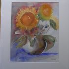 Sonnenblume - Aquarell