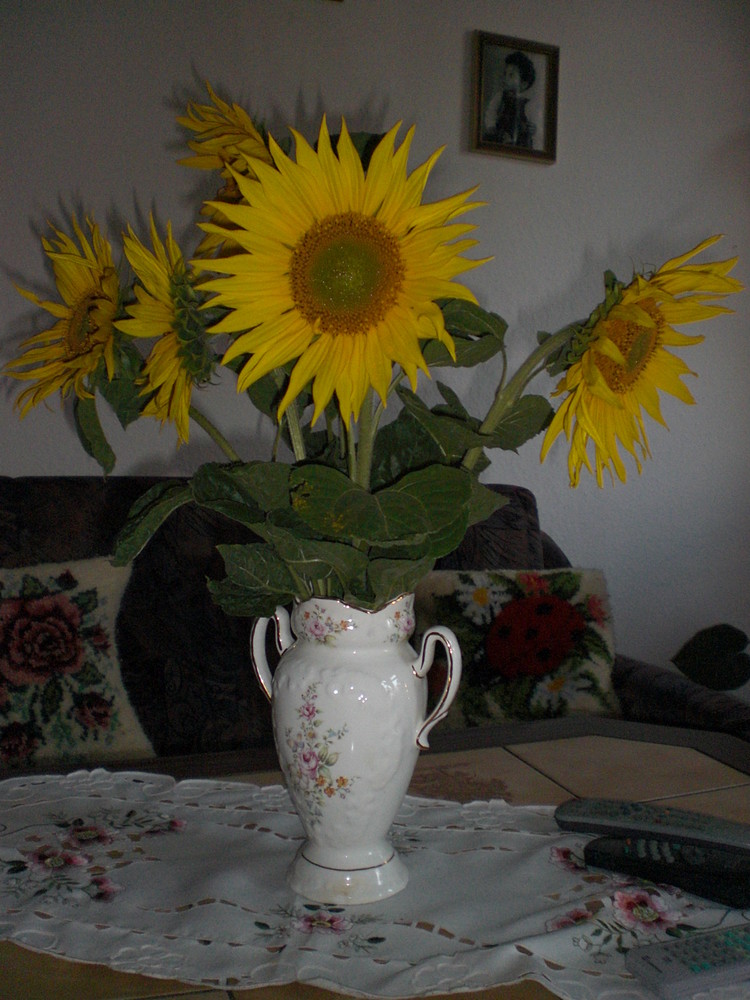 Sonnenblumenvase