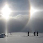 Sonnenbogen im Schnee