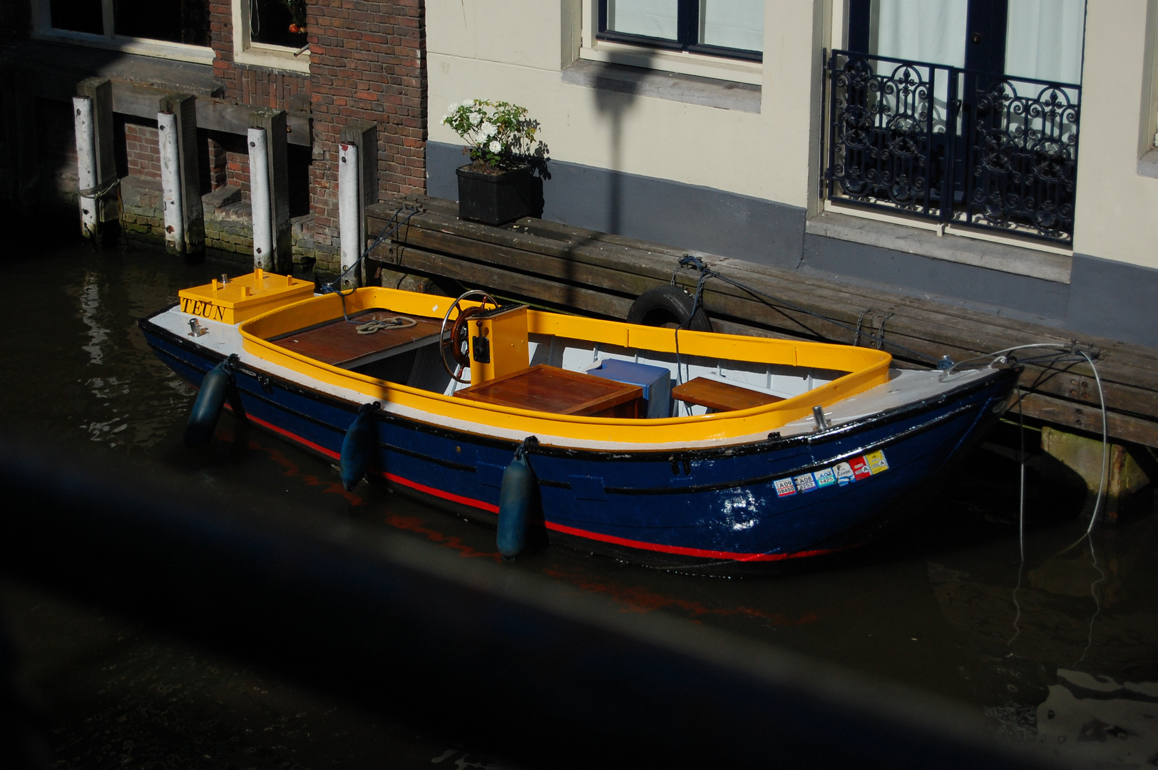 Sonnenboot in Amsterdam
