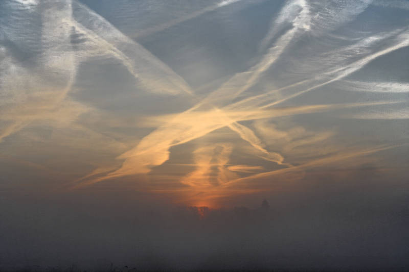 Sonne,Nebel und Kälte