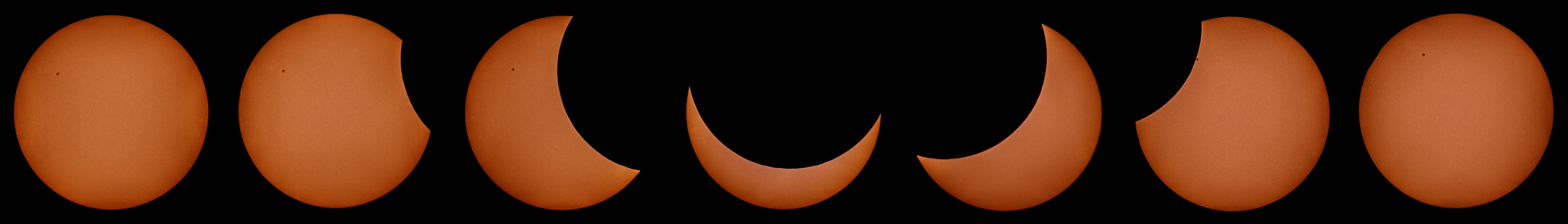 Sonnenfinsternis 2015 über Magdeburg