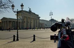 Sonnenfinsternis am Brandenburger Tor